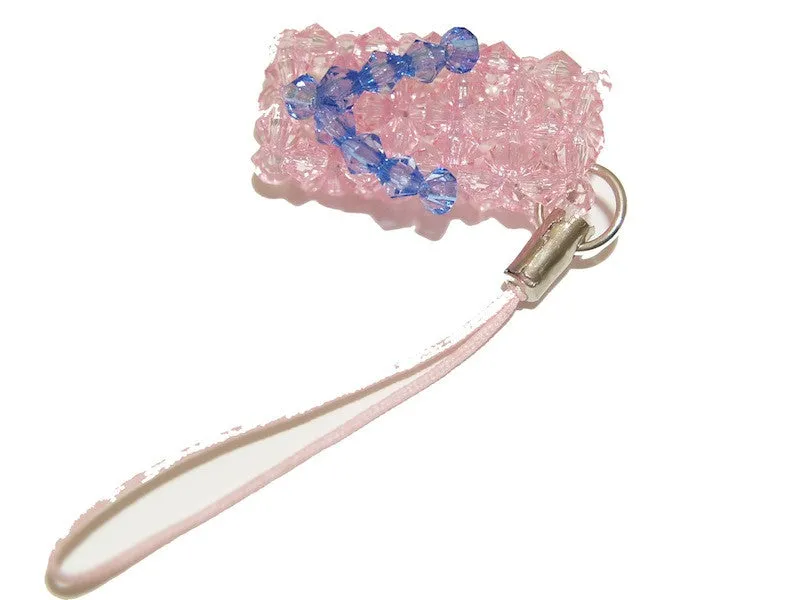 3D Mini Acrylic Thong Phone Charm Kit - Montana Blue & Honey Brown