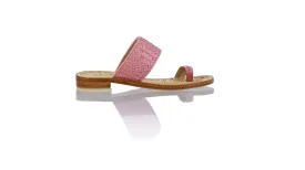 Arini Woven 20mm Flat - Pink