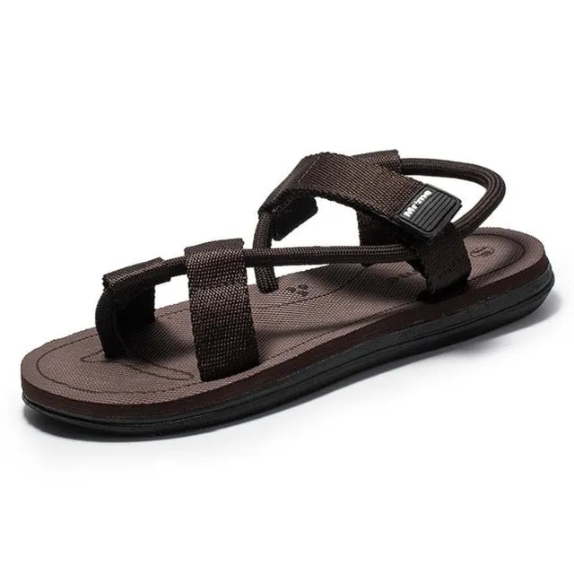 ARUONET Light Weight Casual Men Sandals Cool Street Slippers Summer Flip Flops Comfort Non Slip Man Beach Shoes Zapato Hombre