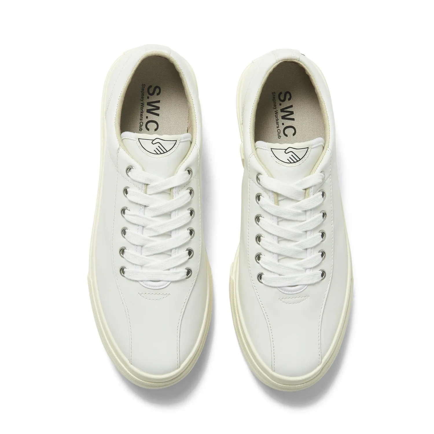 Dellow Leather - White