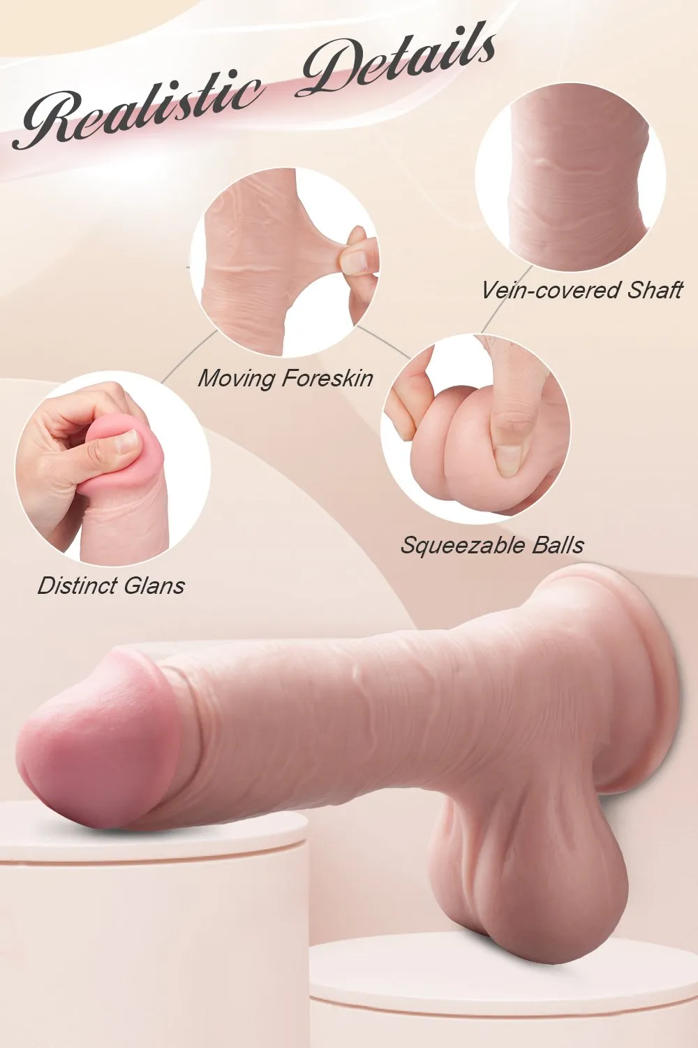 dildo with big balls Ultra Realistic thick