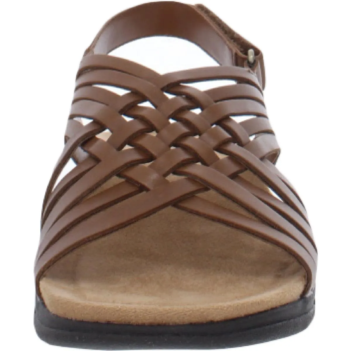 Easy Spirit Womens Mar Leather Slingback Flat Sandals