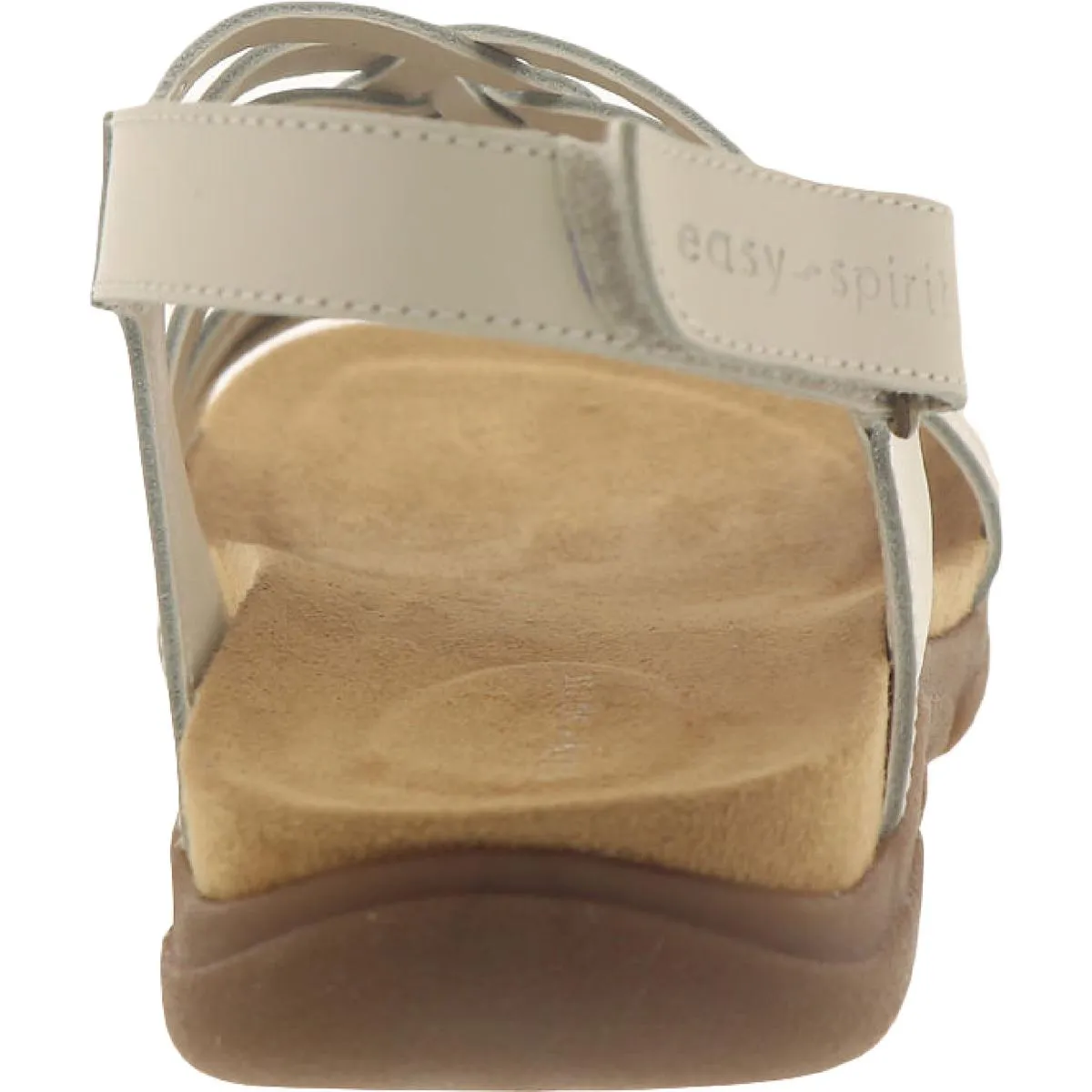 Easy Spirit Womens Mar Leather Slingback Flat Sandals