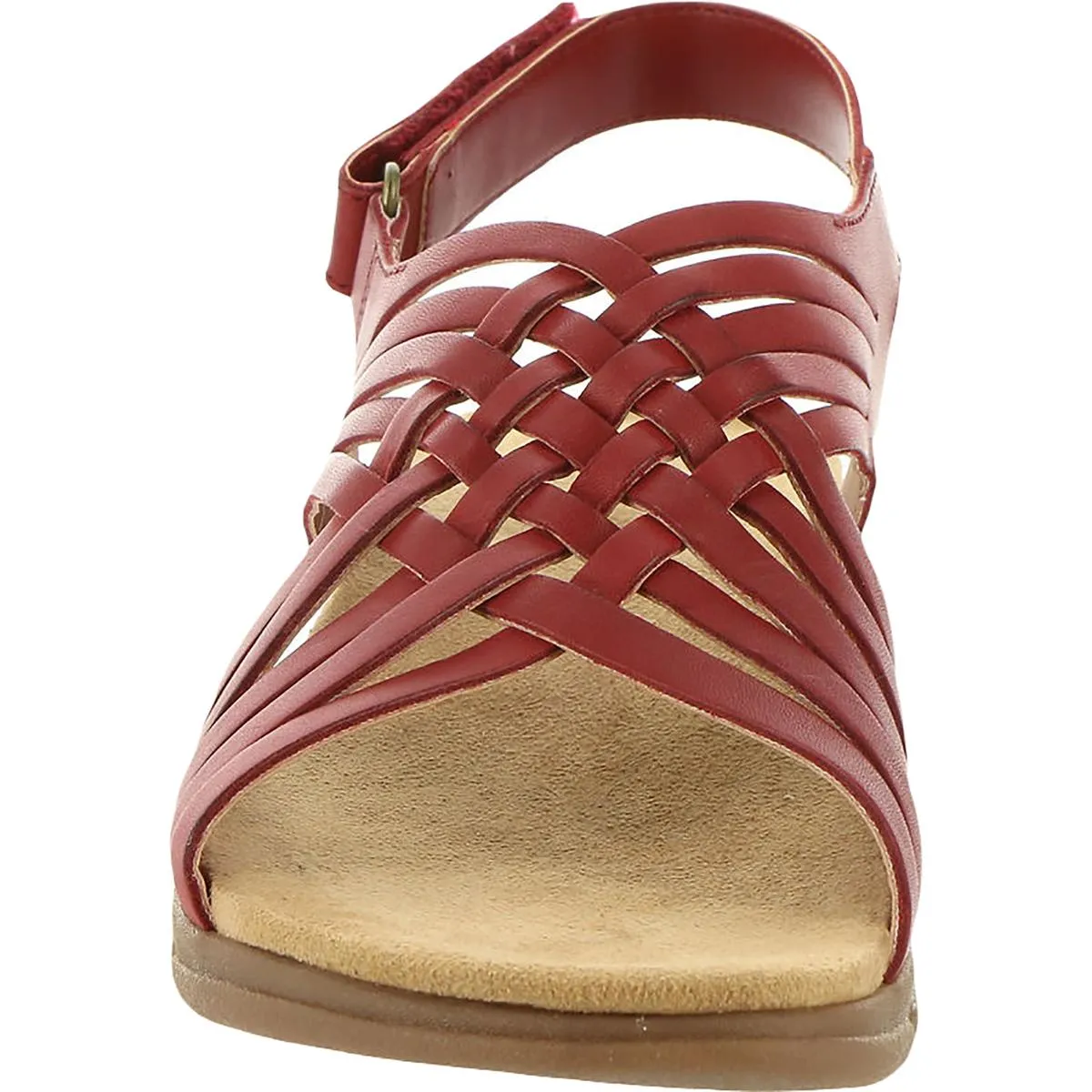 Easy Spirit Womens Mar Leather Slingback Flat Sandals