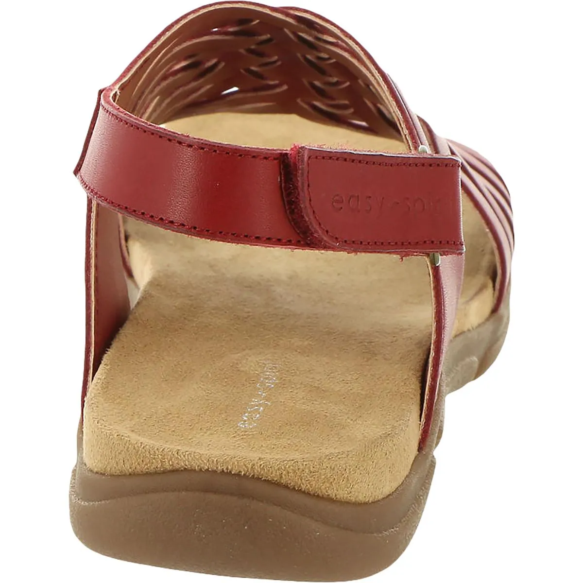 Easy Spirit Womens Mar Leather Slingback Flat Sandals