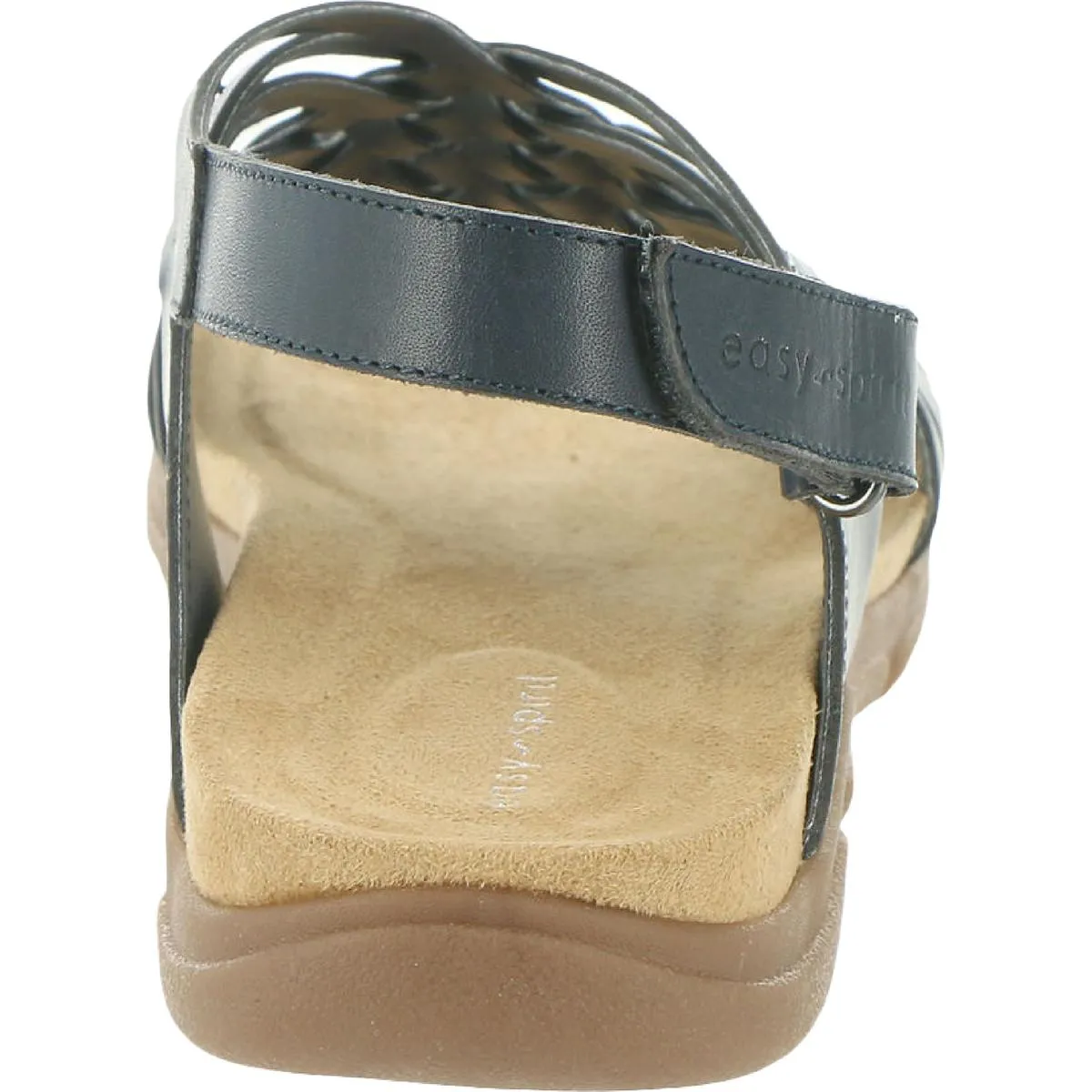 Easy Spirit Womens Mar Leather Slingback Flat Sandals
