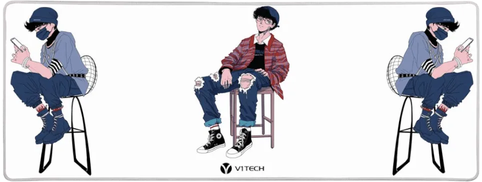Eboy Grunge Large Mouse Pad