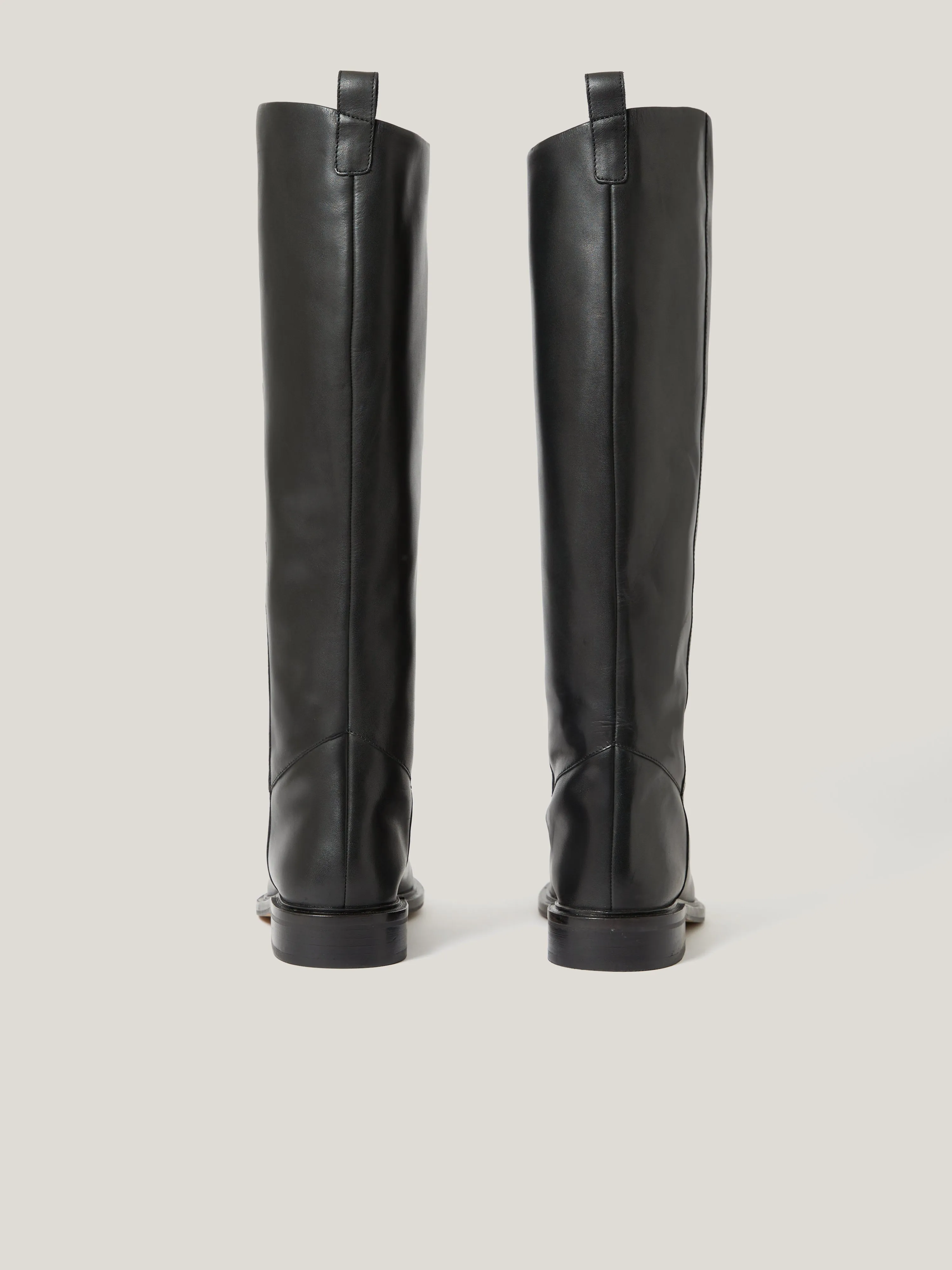 Heritage Leather Riding Boot | Black