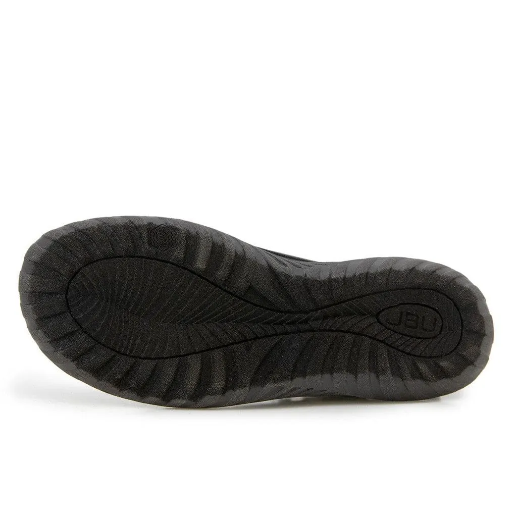 JBU Women's Daffodil Mary Jane Shoes- Black Earth