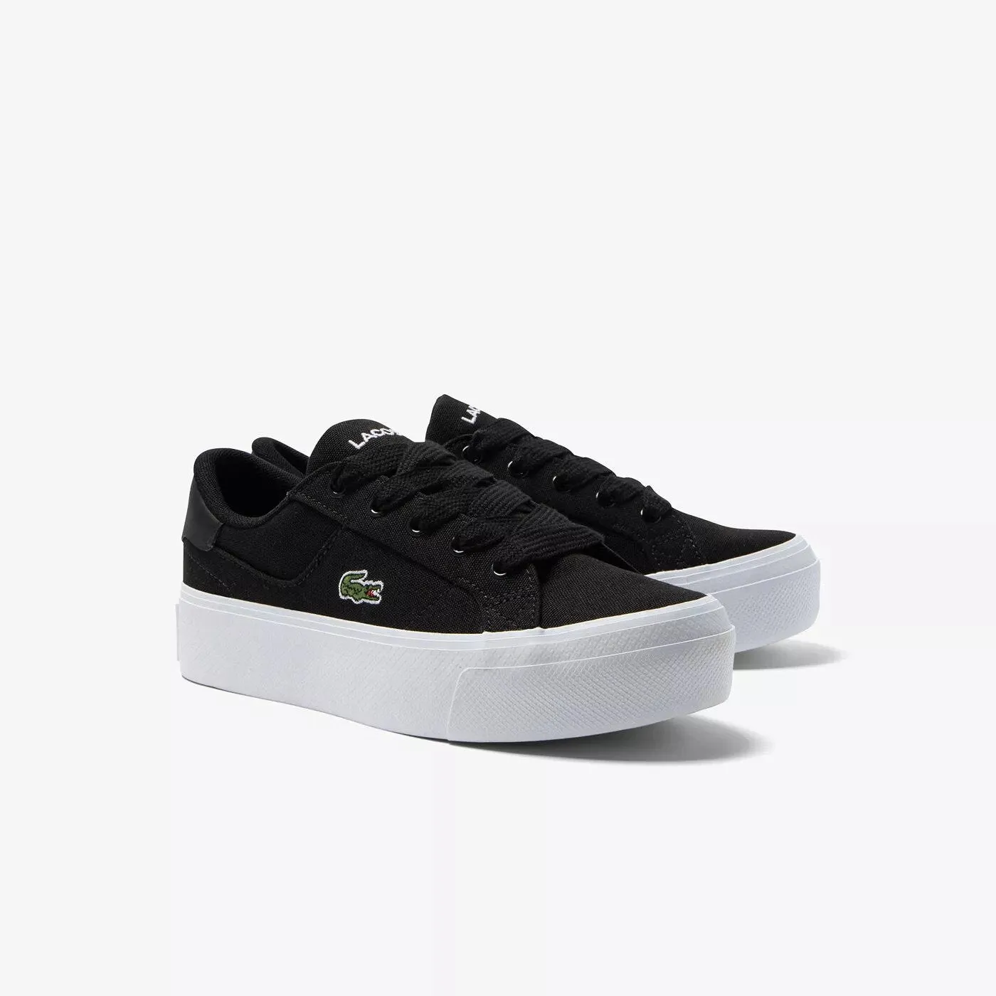 Lacoste Womens Ziane Platform Textile Trainer Sneakers