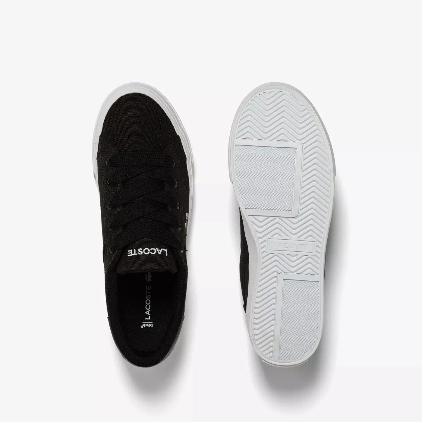 Lacoste Womens Ziane Platform Textile Trainer Sneakers