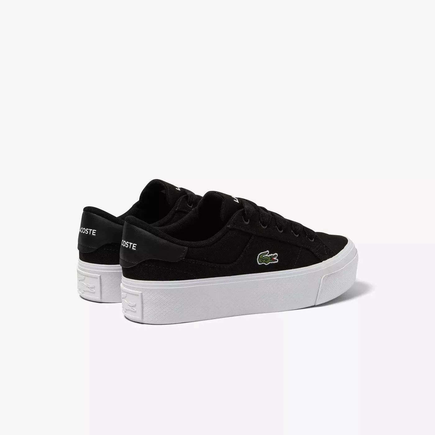 Lacoste Womens Ziane Platform Textile Trainer Sneakers