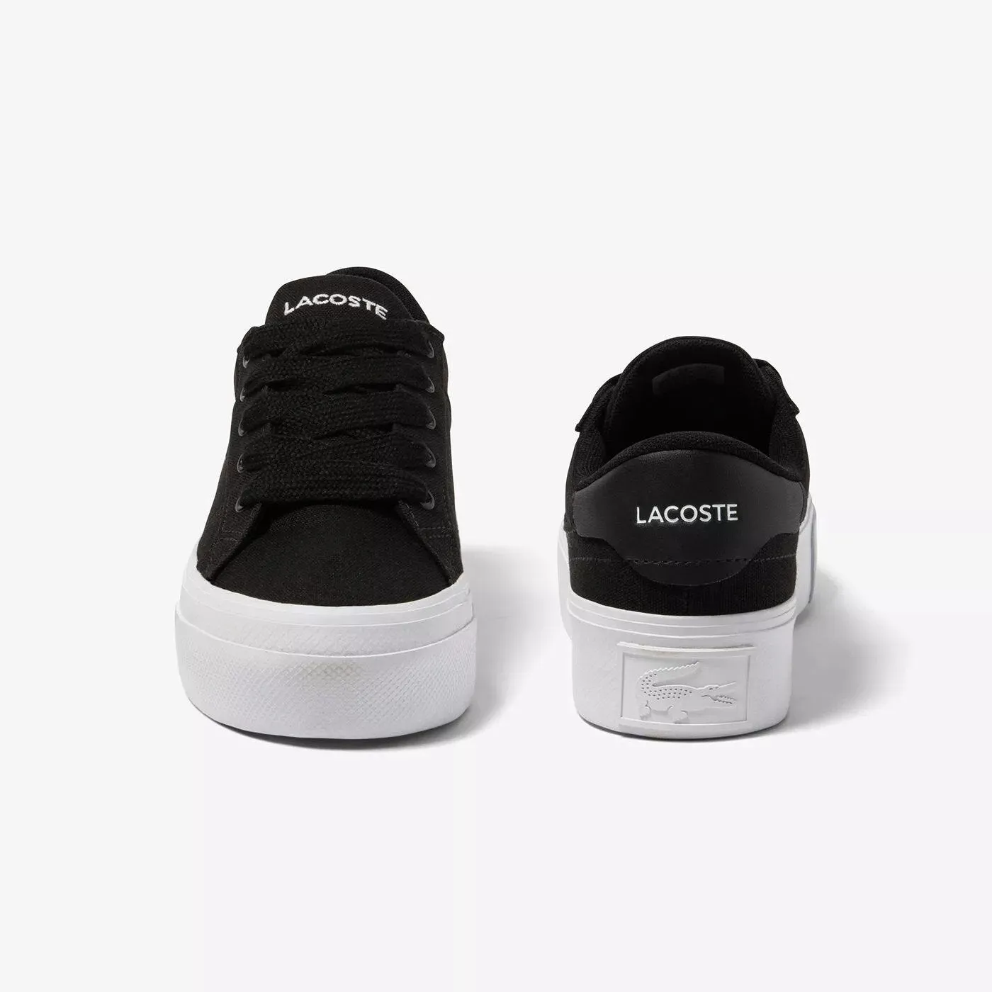Lacoste Womens Ziane Platform Textile Trainer Sneakers