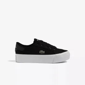 Lacoste Womens Ziane Platform Textile Trainer Sneakers