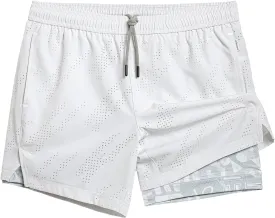 maamgic Mens Running Shorts with Compression Liner 5" Quick Dry Workout Gym Shorts Anti-Chafe 2 in 1 Athletic Shorts