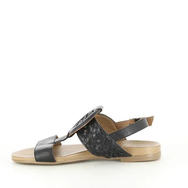 Marco Dalessi Muki Black Sandal