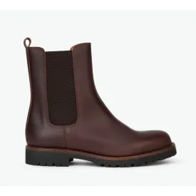 Penelope Chilvers Doma Leather Ladies Ankle Boot - Conker