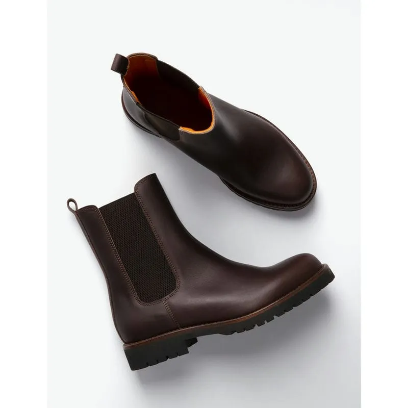 Penelope Chilvers Doma Leather Ladies Ankle Boot - Conker