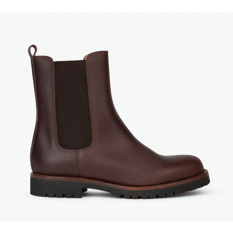 Penelope Chilvers Doma Leather Ladies Ankle Boot - Conker