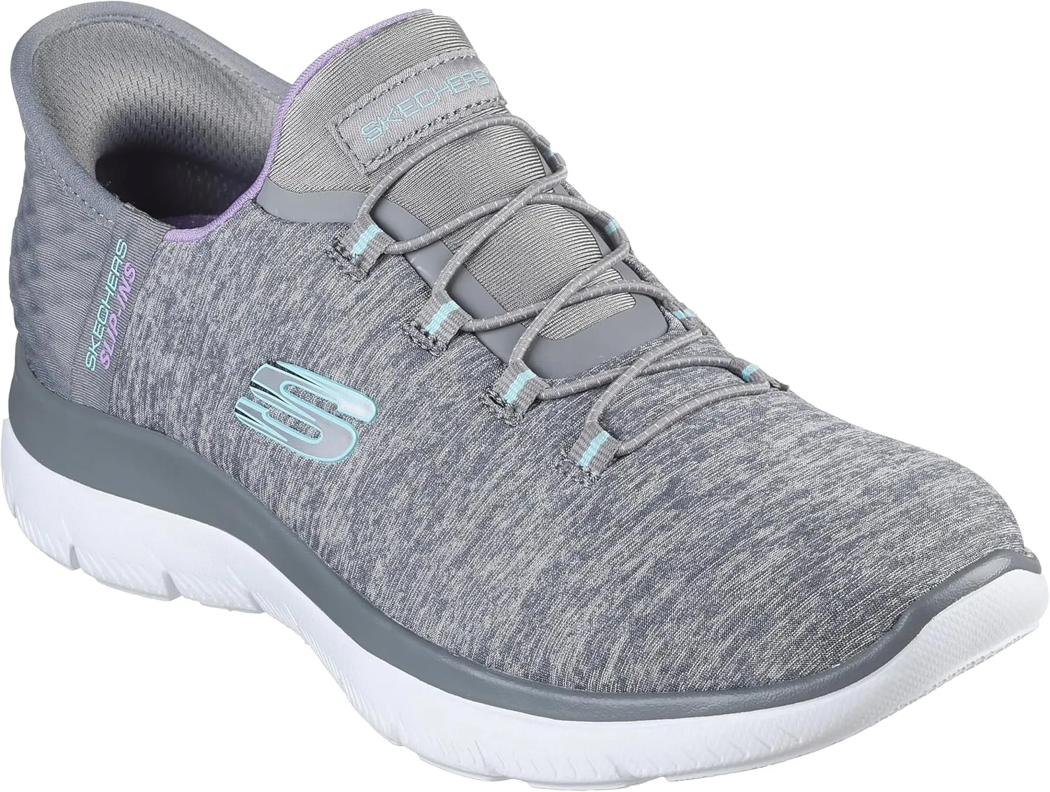 Skechers Women's Summits Hands-Free Slip-Ins  Memory Foam Insole, Heel Pillow, Vegan Materials Sneakers