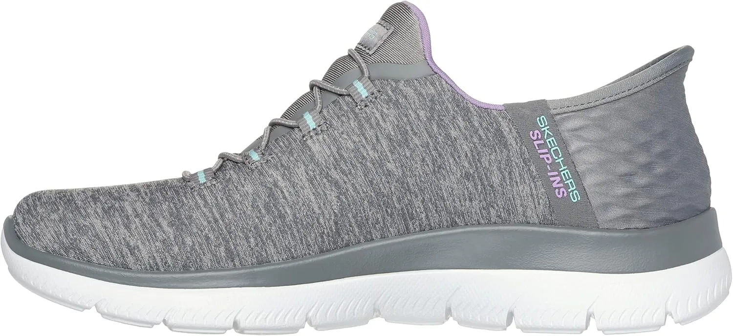 Skechers Women's Summits Hands-Free Slip-Ins  Memory Foam Insole, Heel Pillow, Vegan Materials Sneakers