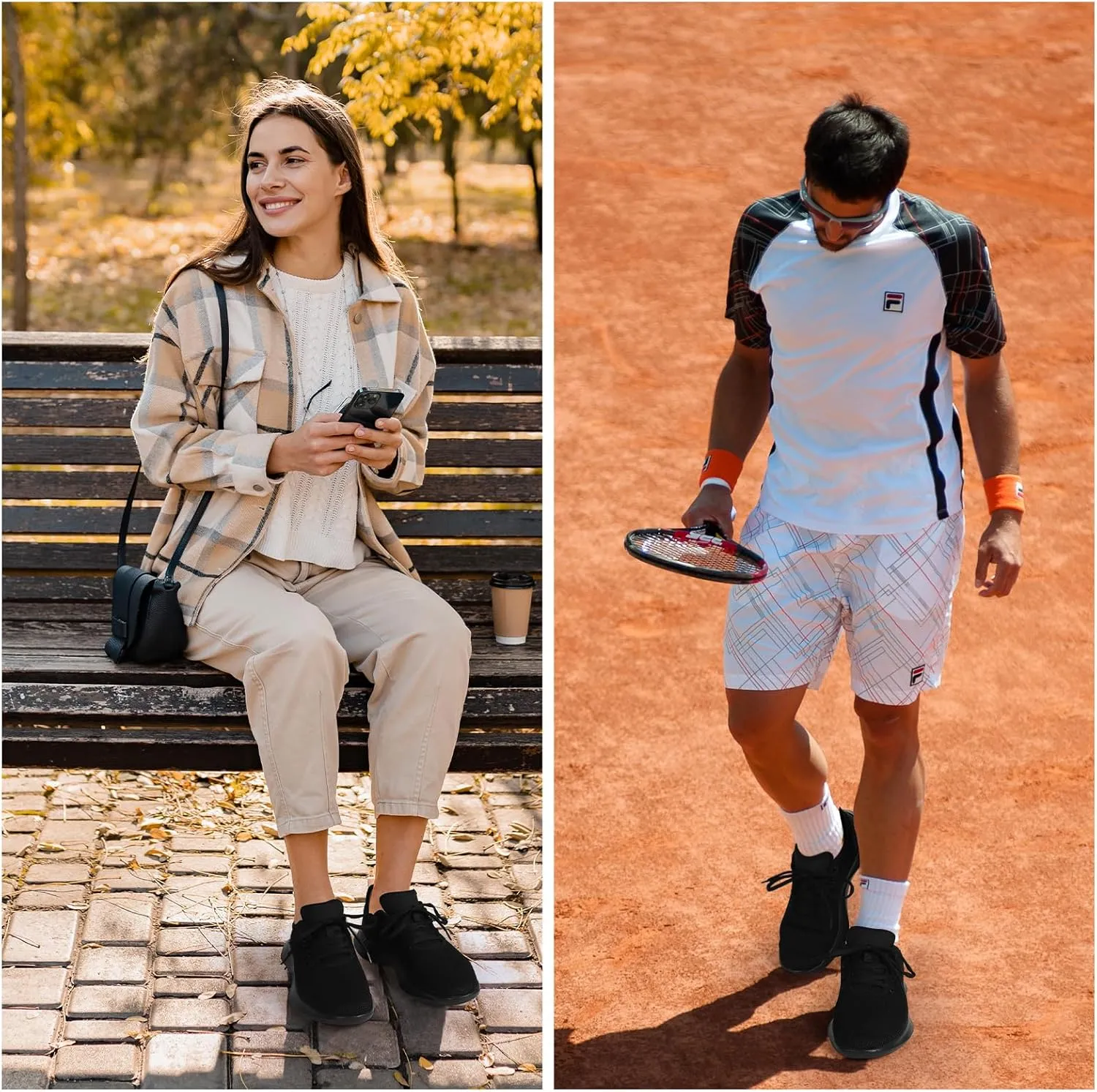 Sneakers for Women Men, Walking Shoes Tree Womens Runner Sneakers with Arch Support, Comfortable Lightweight Walking Sneakers, Non Slip Athletic Tennis Running Shoes for Gym Workout Yoga Walking