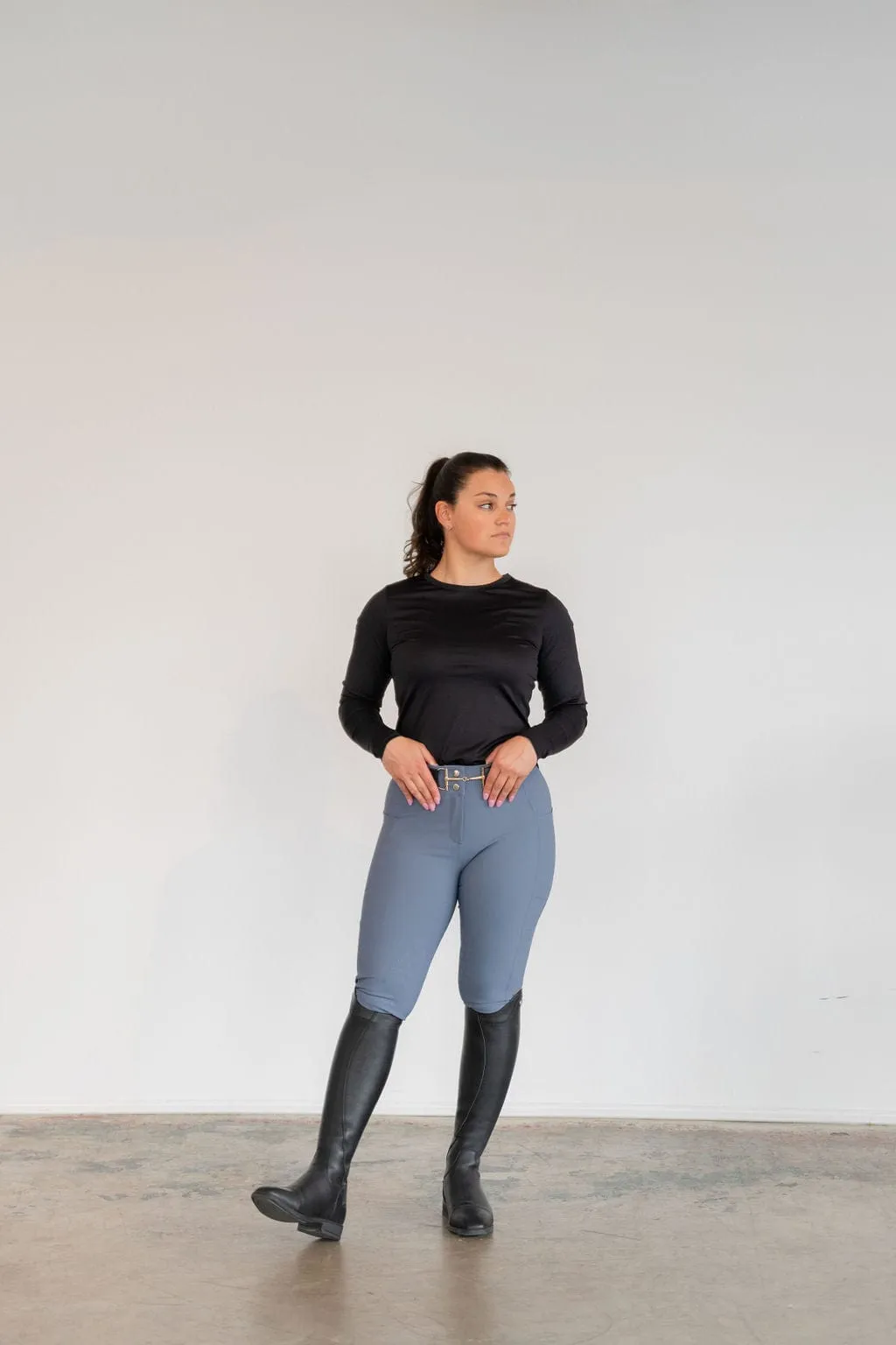 Steel Blue PRO | Knee Patch or Full Seat Breech- FINAL SALE