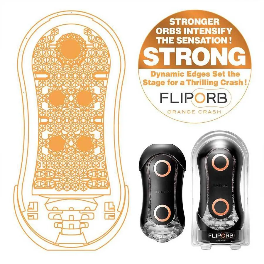Tenga Flip Orb Strong Masturbator Series | Beaded Discreet Stroker